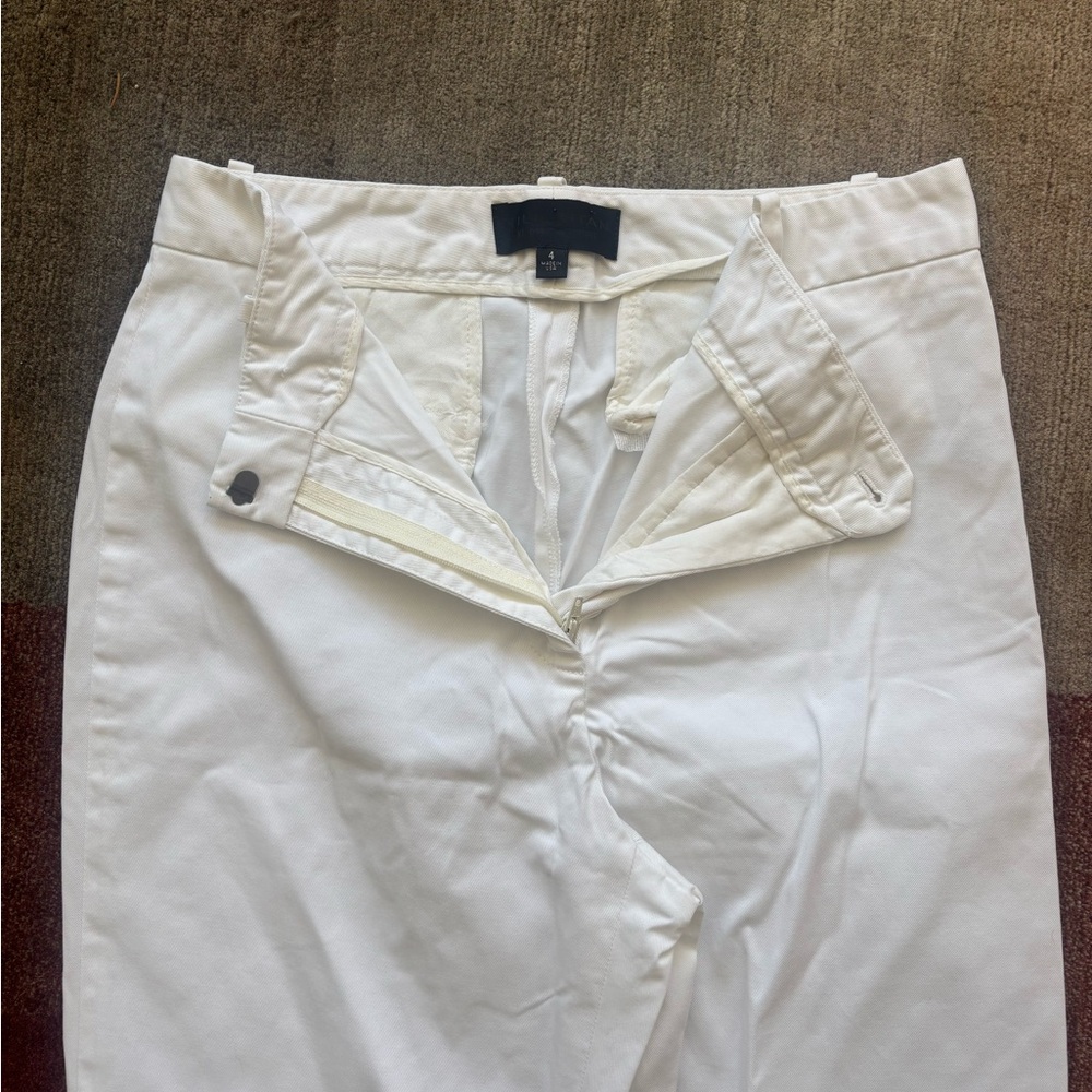 Nili Lotan Cotton Wide Leg Trousers - Sz 4 - Picture 4 of 7